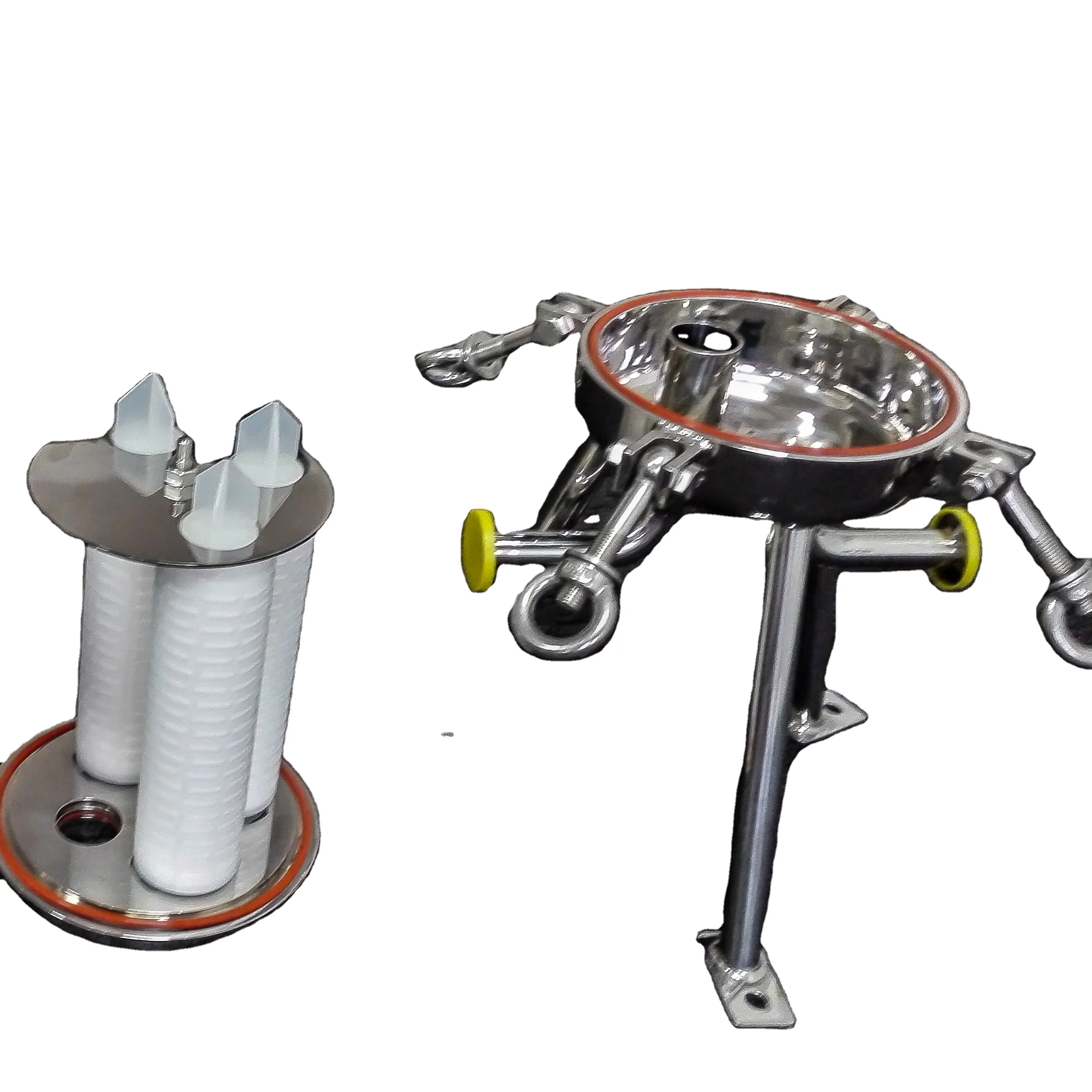 Sanitary multiple 304 stainless steel filter housing