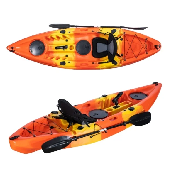 LSF 2024 Popular 10ft 3M One Person Single Seating Plastic   PE  Fishing Kayak Boat New With Accessory-Doris
