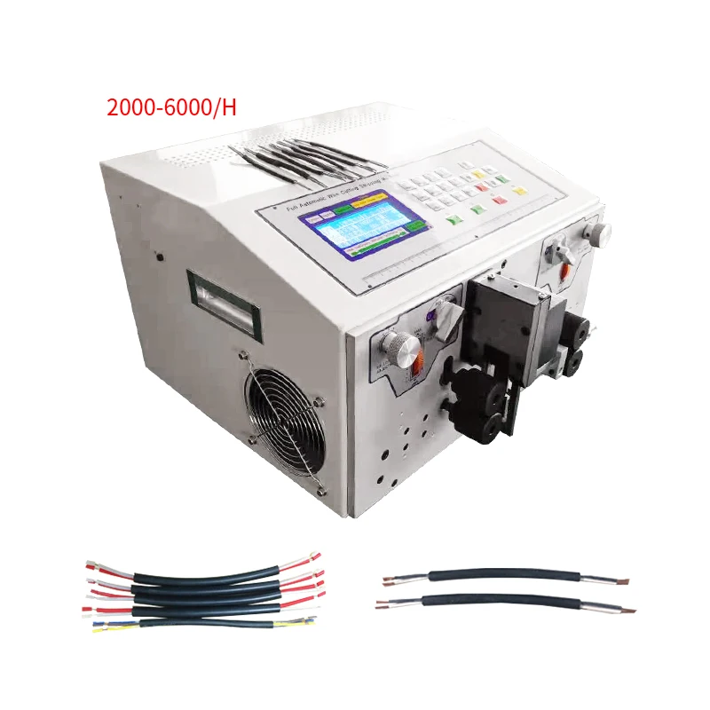 TR-508-JE/N Semi-Automatic Electric Wire Stripper Machine Wire Cutting and Peeling Machine Terminal Wire Peeling Stripping