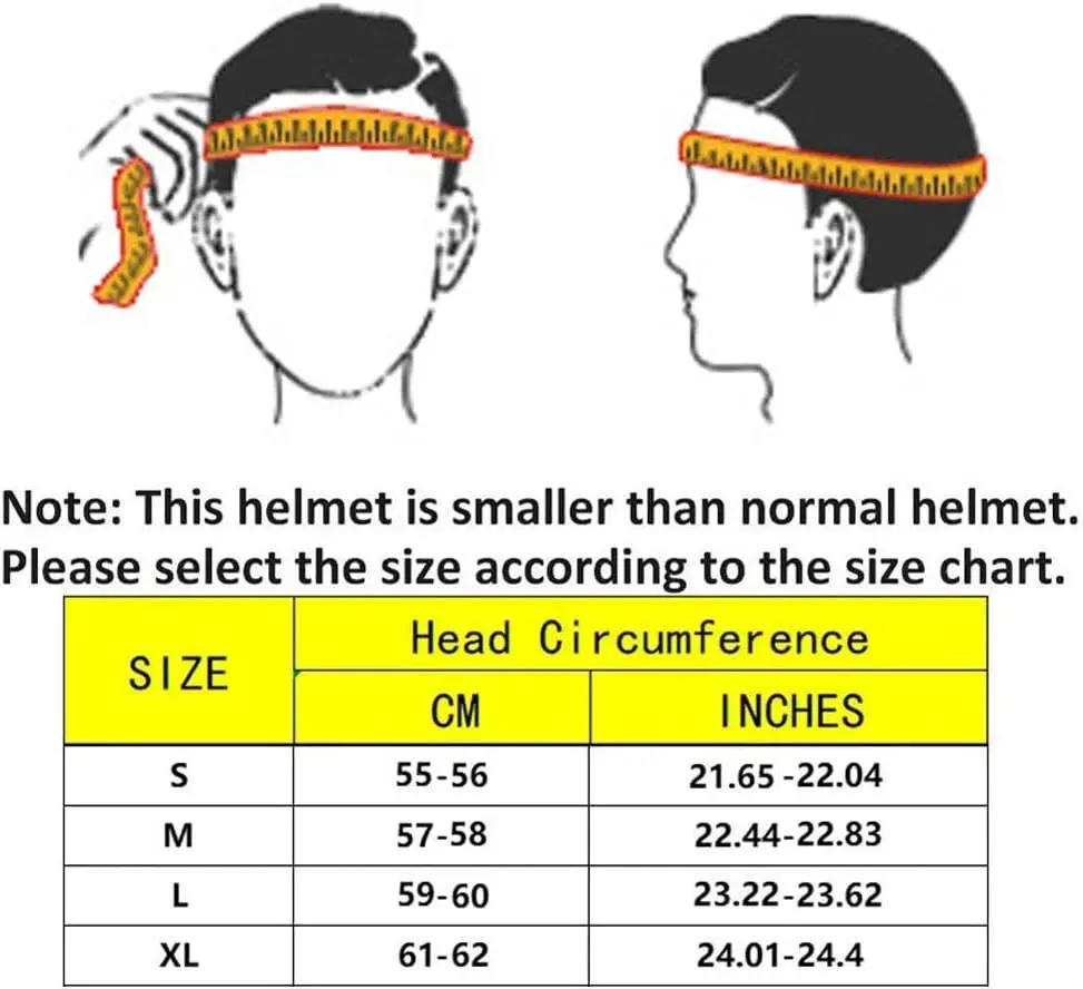 Unisex-Adult DOT Approved Full Face Racing Helmet Street Bike Crash Graphic Covers Moped Motorbike Rider Safety Bicycle