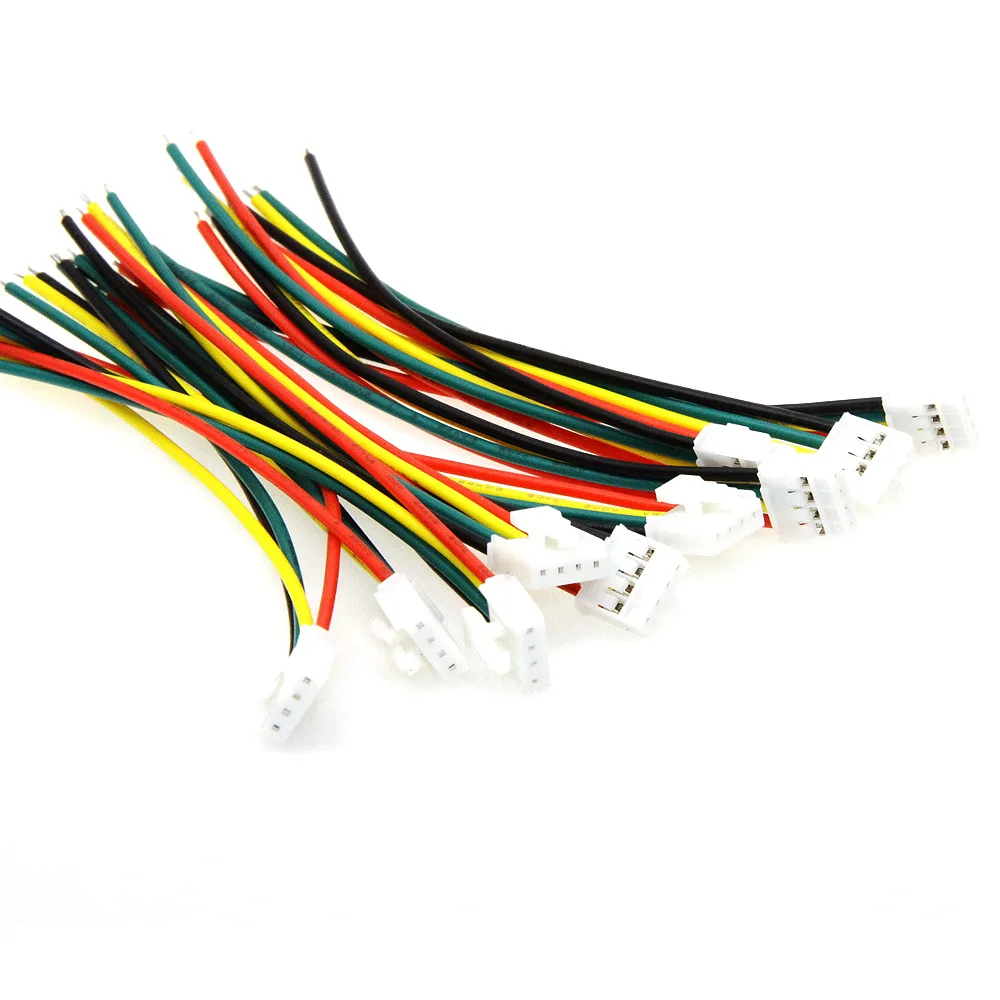  Изготовленная на заказ Монтажная схема шаг 1 25 мм 2 0 2.54mmv3.96mm 4 сборки Molex ВХ XH JST разъем жгута проводов