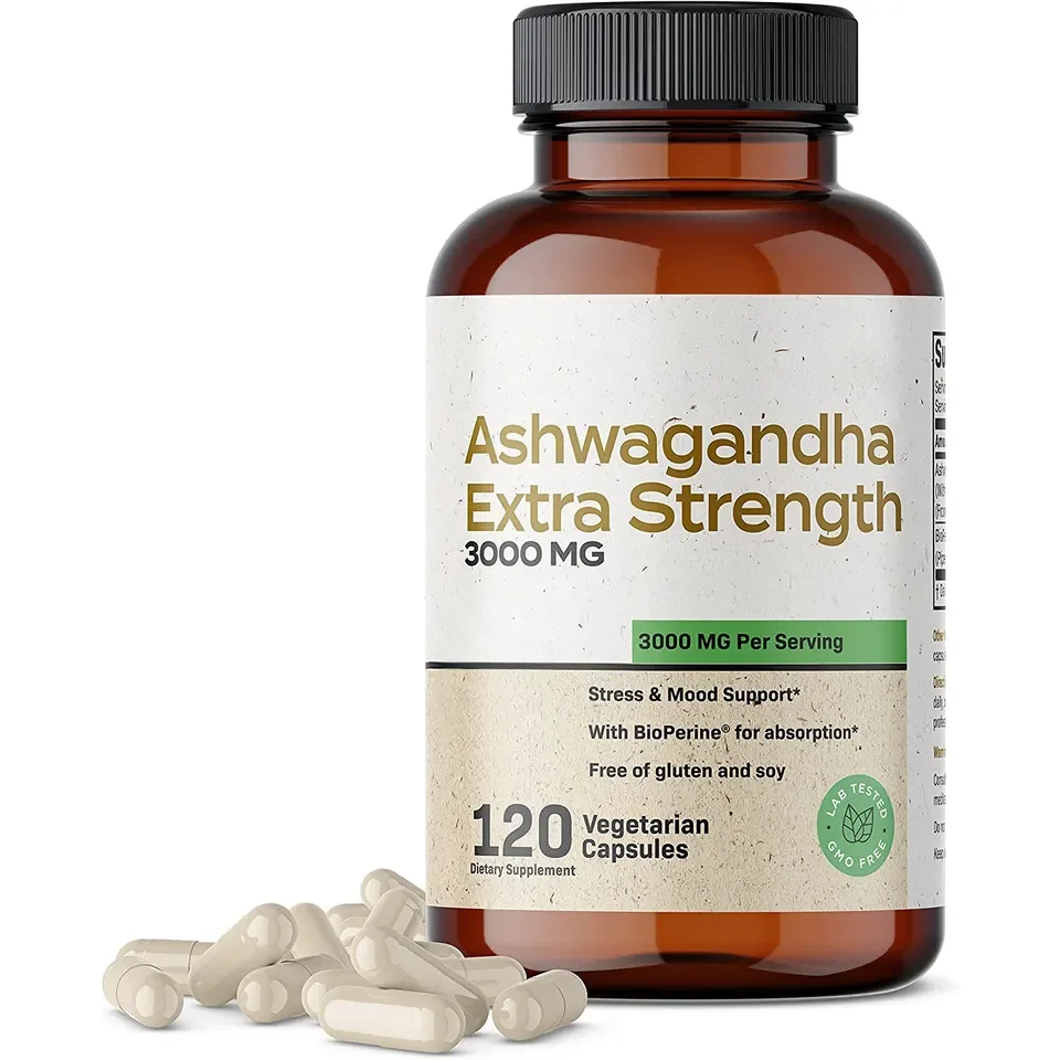 Private label  Good quality 10% ashwagandha powder ashwagandha extract KSM 66