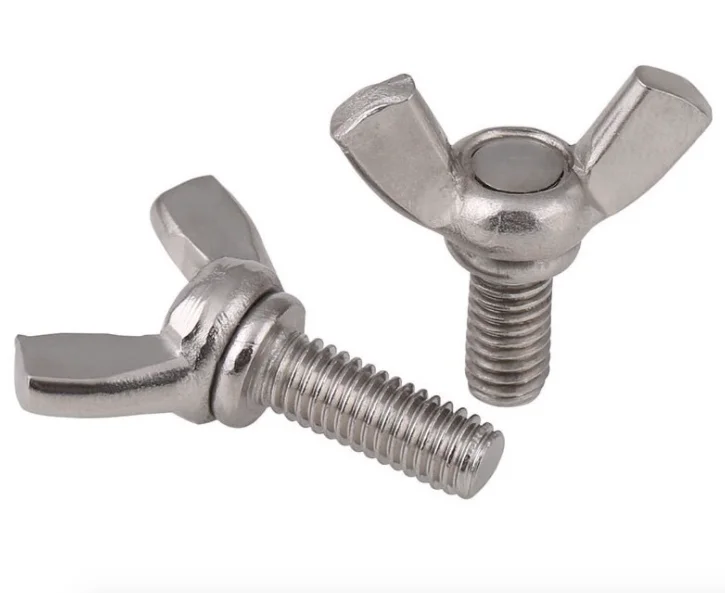 wholesale dish type square m6 m8 m10 304 316 2205 2507 317 GH3030 wing butterfly nut and wing nut