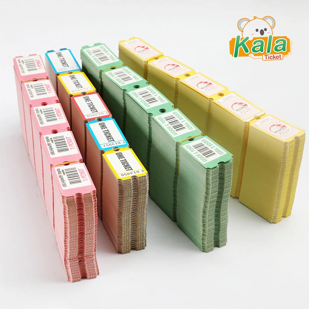 Free Design Redemption Game Ticket For Arcade Game Suppliers Multi-Appearance Redemption Game Tickets