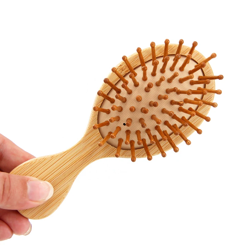 Wholesale Cheap Massage Scalp Hair Brush Baby Hot Selling Natural Bamboo Baby Hair Brush