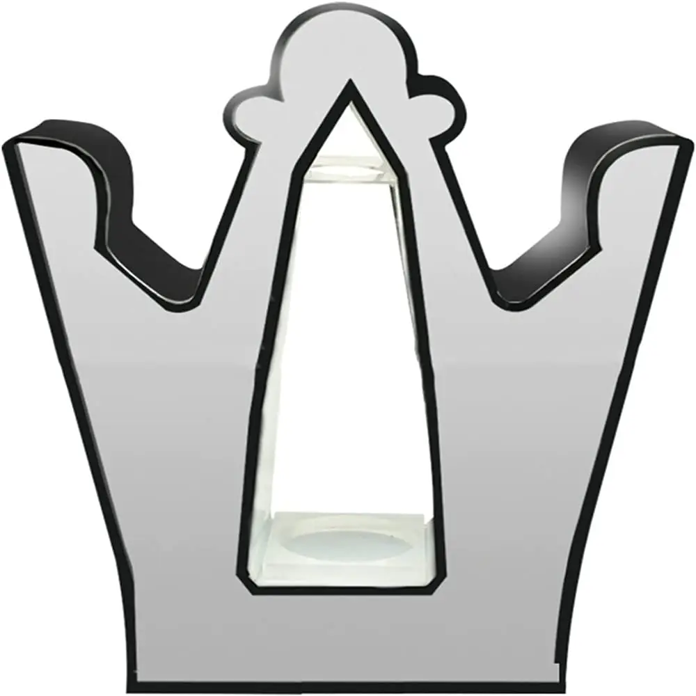 Custom Acrylic Champagne Wine Rack Crown Appearance VIP Service Bottle Presenter for wholesale