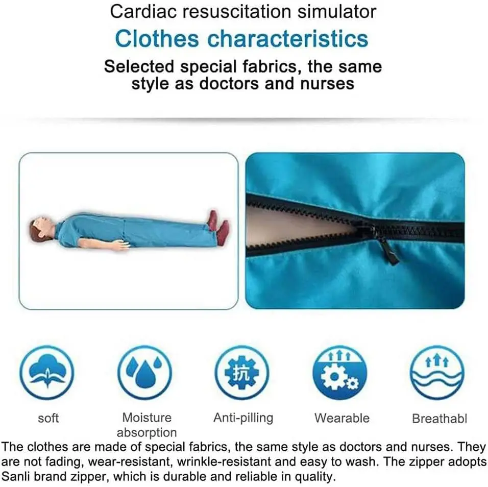 Medical science wholesale price life size half body CPR training kit customize CPR for manikin educational equipment