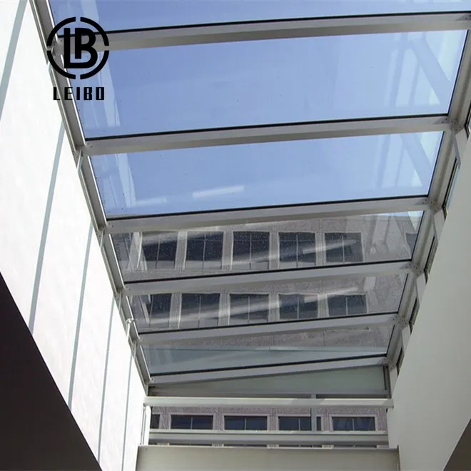Aluminum Profile Smart Switch Roof Windows Large Scale Electric Motorized Opening Sliding Skylight
