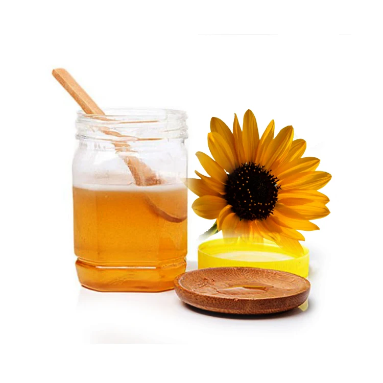 Export Factory price Raw Organic Bee 100% Natural Sunflower Honey Healthy Sunflower Honey For food Bulk Packing