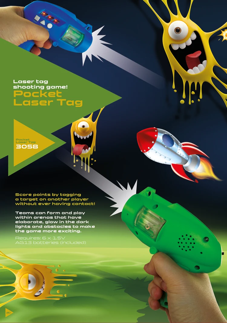 
Manufacturer Supplier Hot Selling Stylish Infrared Laser Toy Gun 