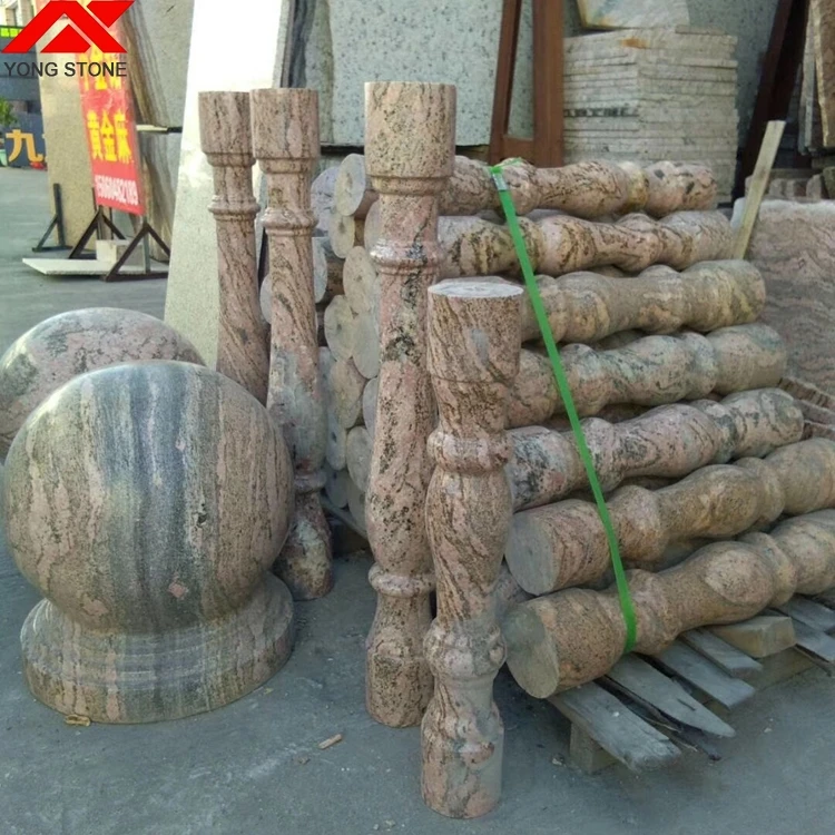 Калифорния гранит красный дракон камня, балясины, перила для продажи