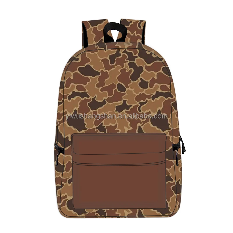Trendy Kids Girls Boys Full Printed Backpacks Custom Pattern Logo Western Back To School Bags for Children