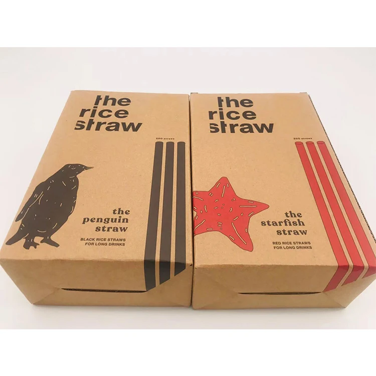 
Factory wholesale bubble tea rice straws machine edible rice straw with box 