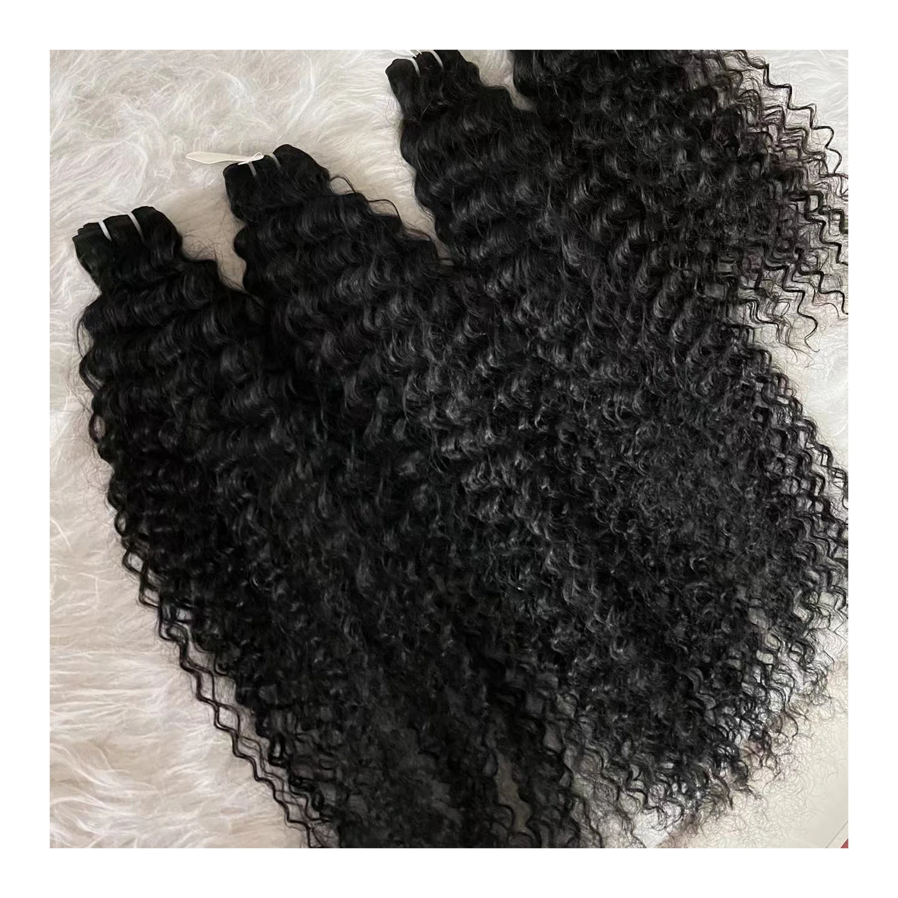 Factory price human hair bundles extensions raw Indian Burmese curly hair wigs wholesale