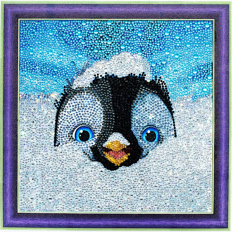 Gem Painting Kit Crystal Easy Painting Art Craft Set 5D Diamond Painting Kids for Home 5D Full Drill