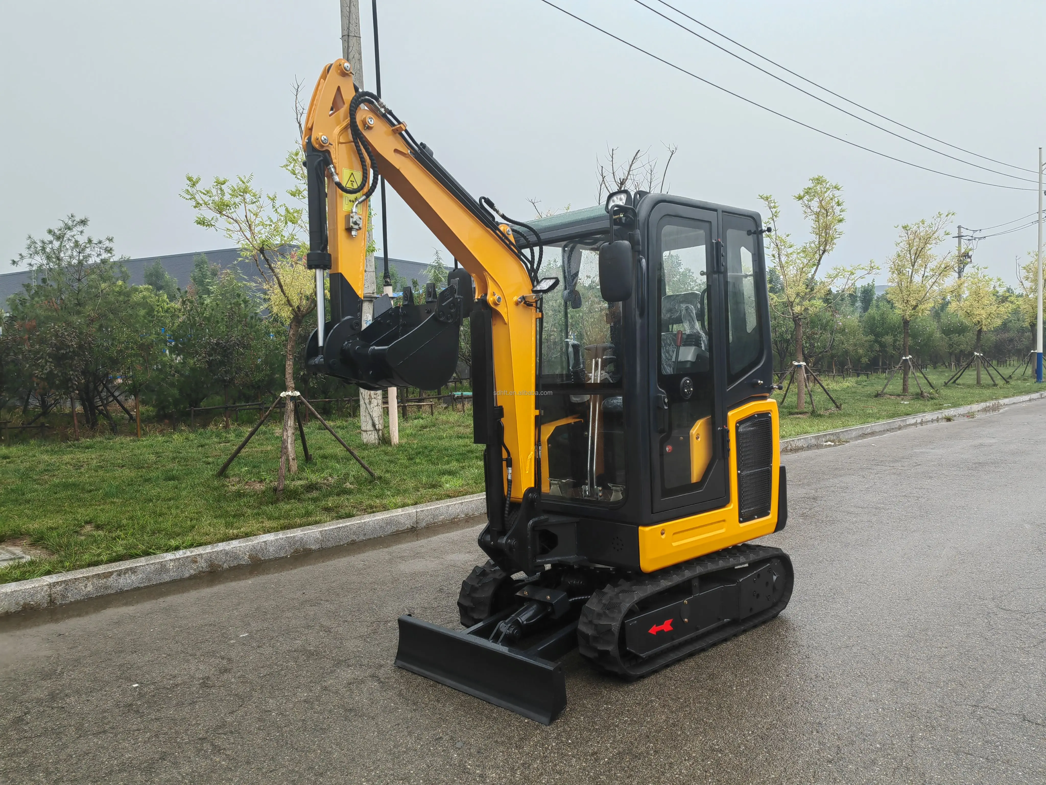 2023 новейший двигатель Yanmar маленький супер мини 2-тонный экскаватор