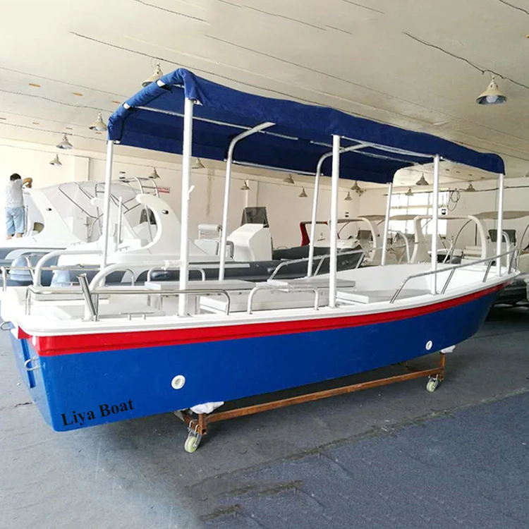 Liya 19feet Fiberglass Hull Ships Water Taxi Small Passenger Boats