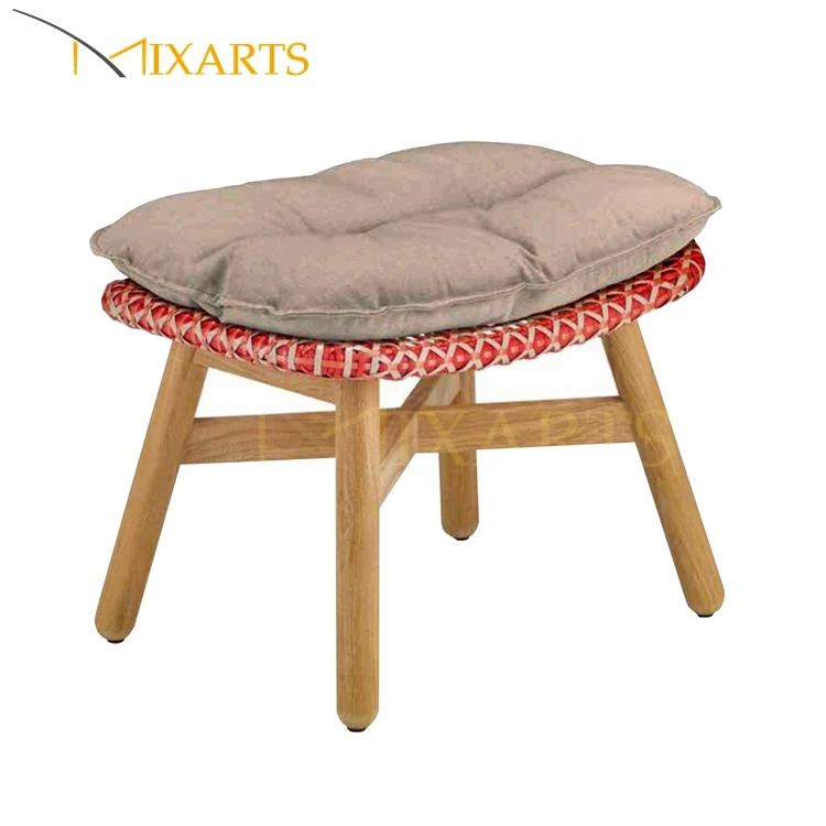 
Lotus Outdoor Ottoman Woven Pouf Ottoman 