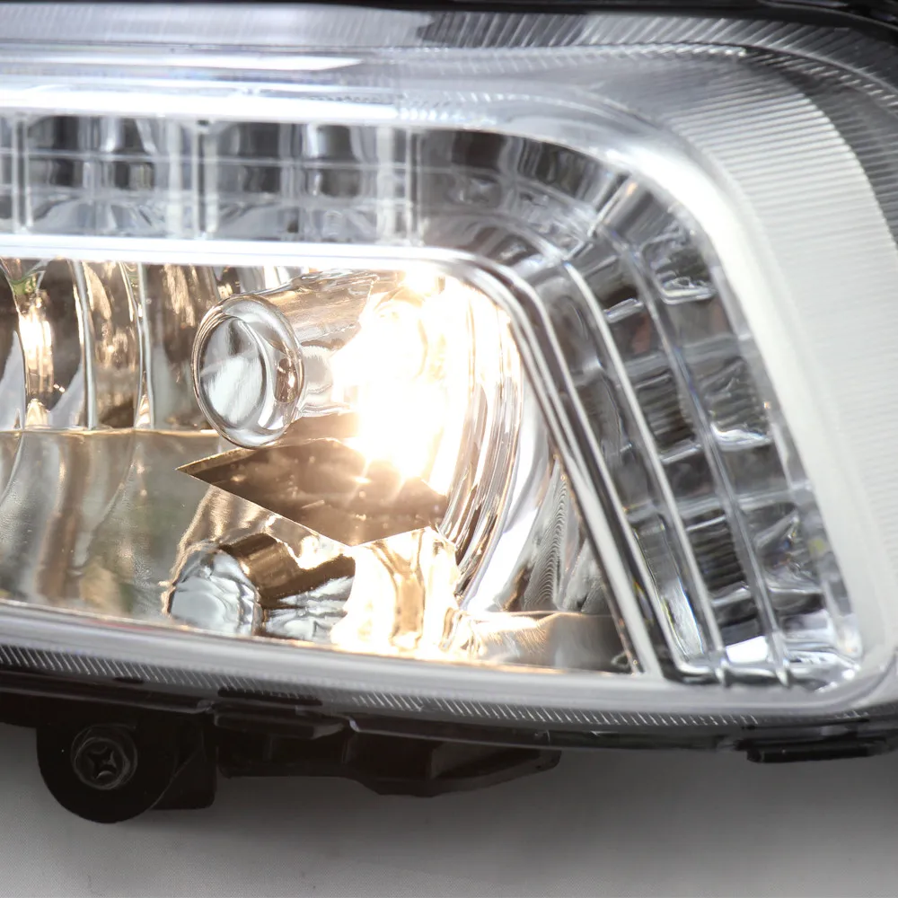 12V daytime running lamp For Hyundai IX45 Santa Fe one hole  2013 - 2015  car accessories led light bar light