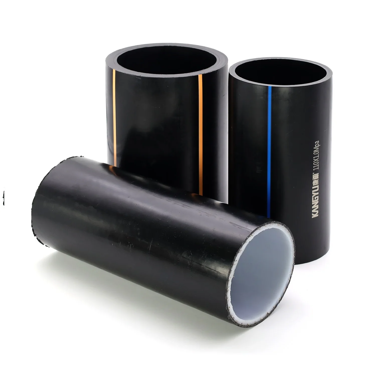 HDPE Sewage Pipes/ plastic HDPE pipe/ HDPE tube for  drainage pipeline to convey corrosive medium