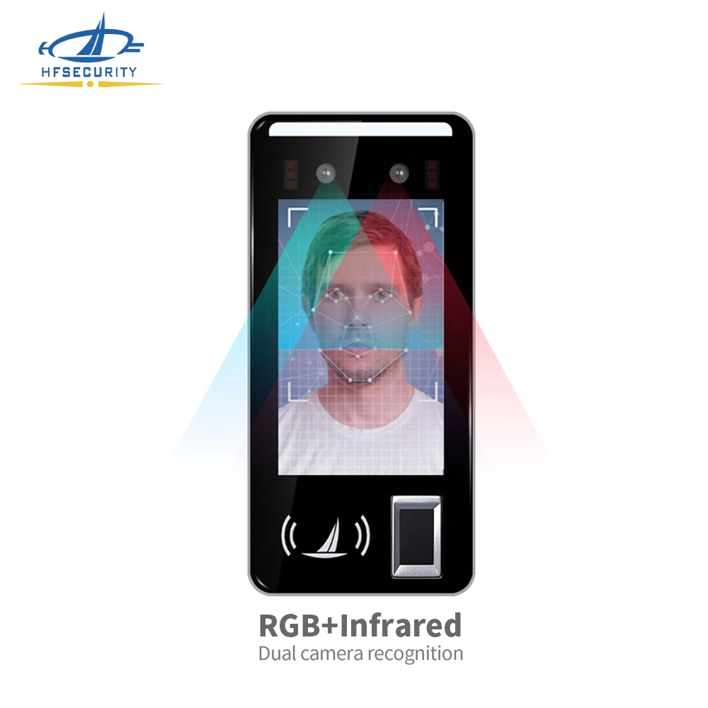 FR05 HFSecurity Web Software WIFI Time and Attendance Face Reognition Camera