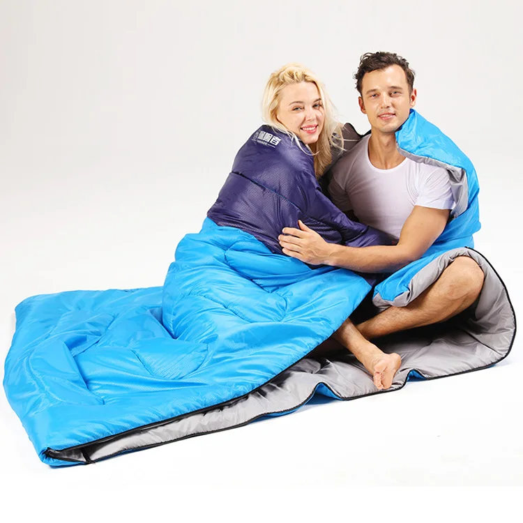
Double People Couple Winter High Quality Lightweight Printed Sleeping Bag For Outdoor Camping 