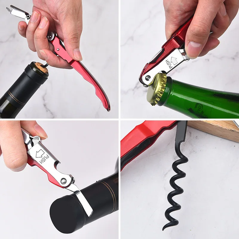 3 in 1 Waiters Corkscrew Christmas Wine Cork Tool Opener