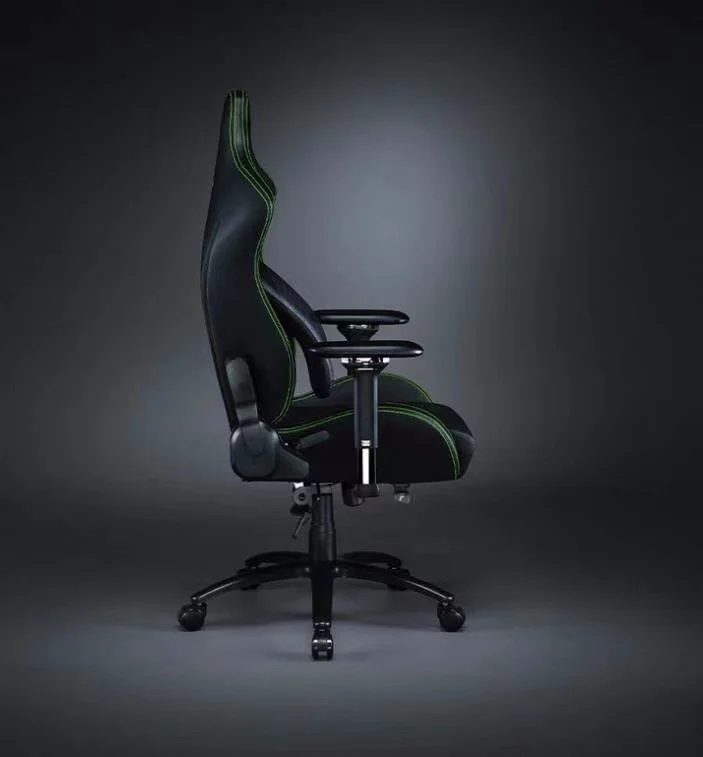 Factory Wholesale Leather Reclining Gamer Chair LED Light Bar Racer RGB Gaming Chair