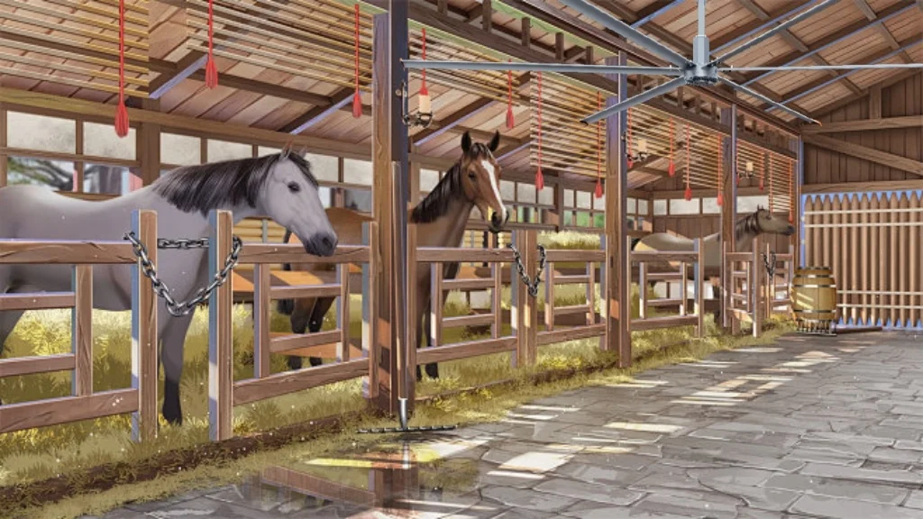 16ft HVLS Electric Aluminum Ventilation Fans Best Giant Horse Stall Fans