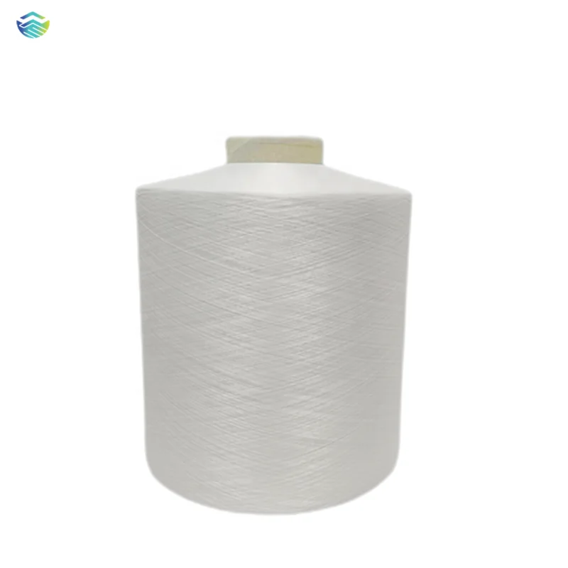 China warehouse customized recycled polyester yarn recycled polyester dty yarn sd 75d/72f sim