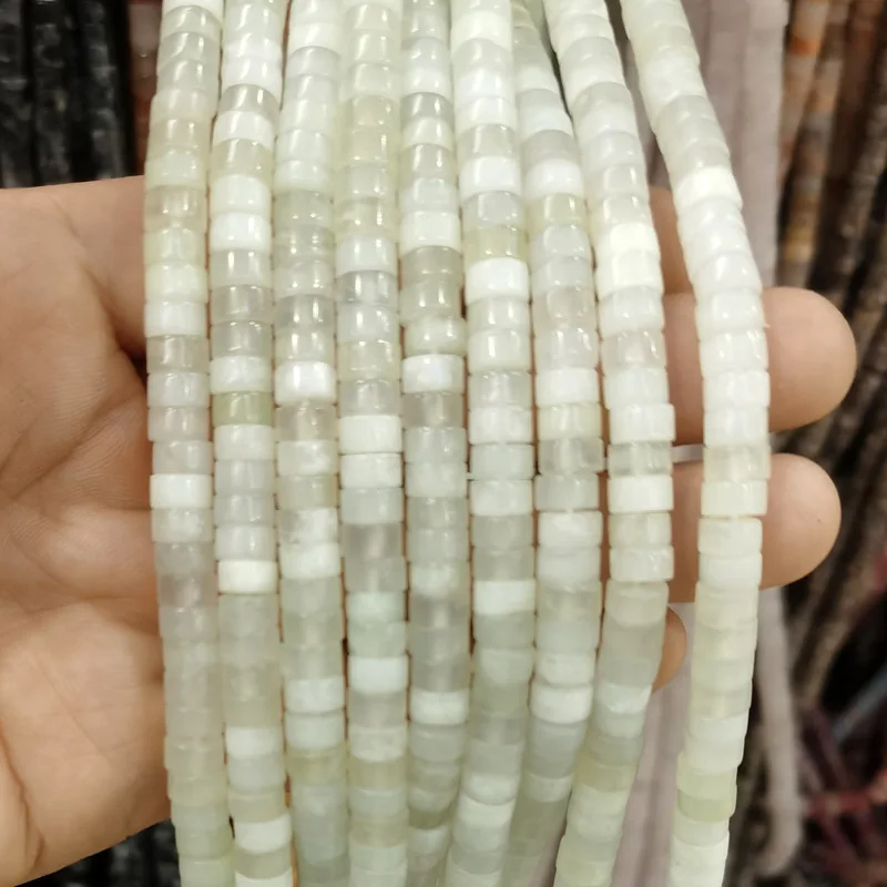 Wholesale Multi Colors DIY 6*3mm Spacer Heishe Accessories Natural Abacus Stone Crystal Bead Loose Gemstone For Jewelry Making