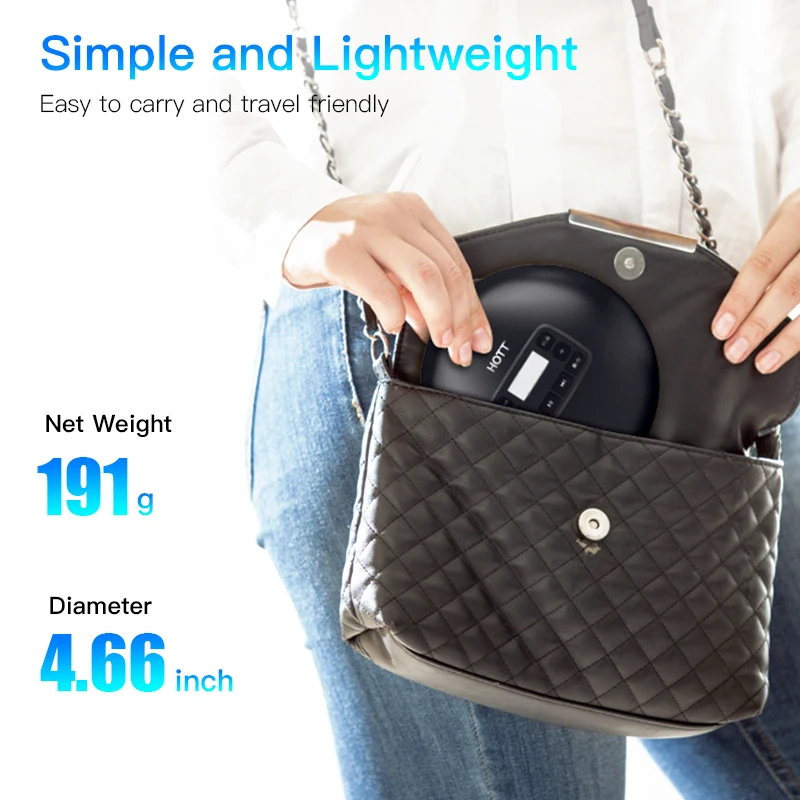 CD Player Amazon Hot Selling Portable CD Player with Headphones, Anti-Skip/Shockproof for Home Travel and Car