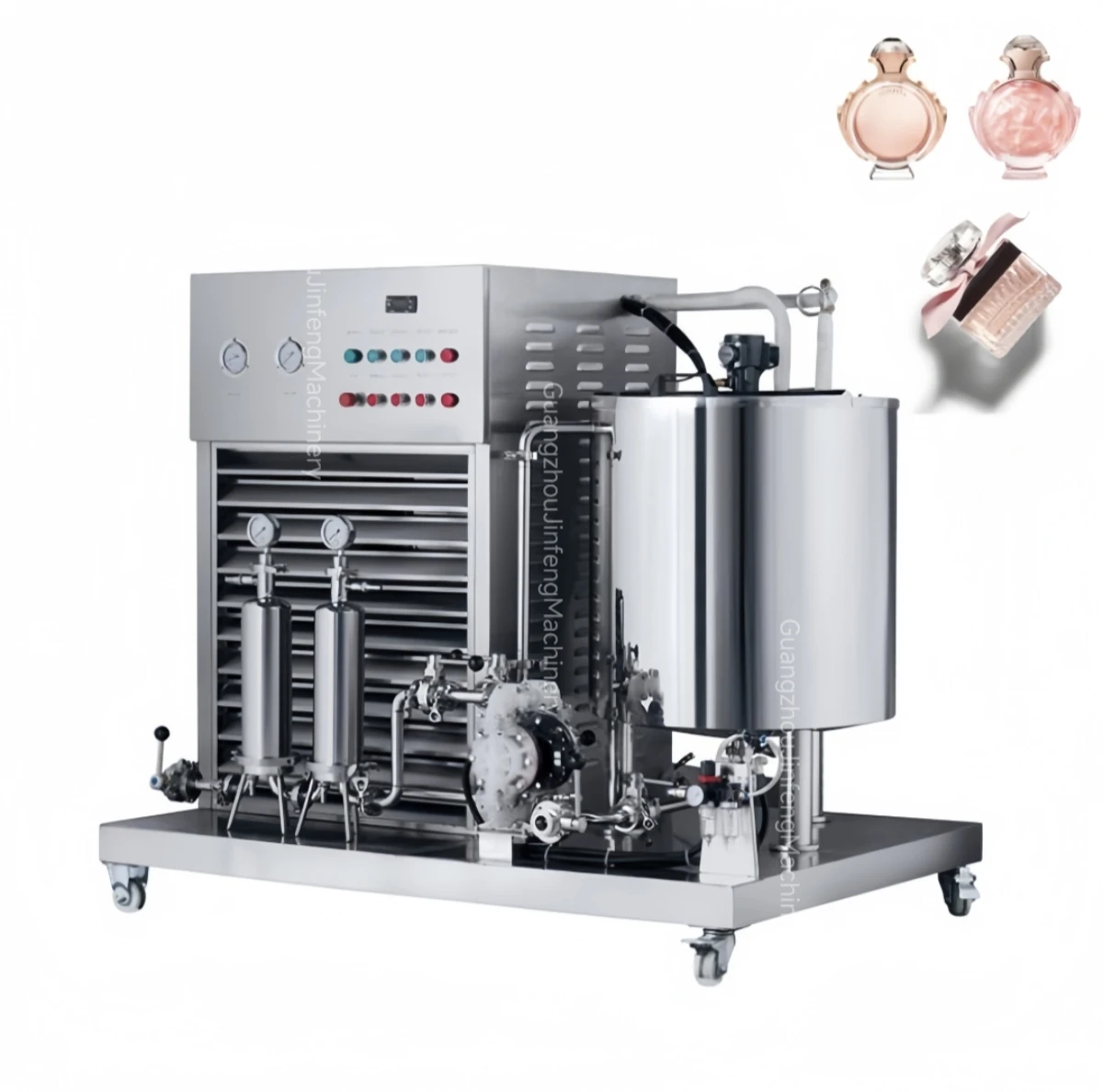 Automatic Sealing 300l Factory Price Perfume Mixing Chiller Freezing Filter Perfume Making Machine