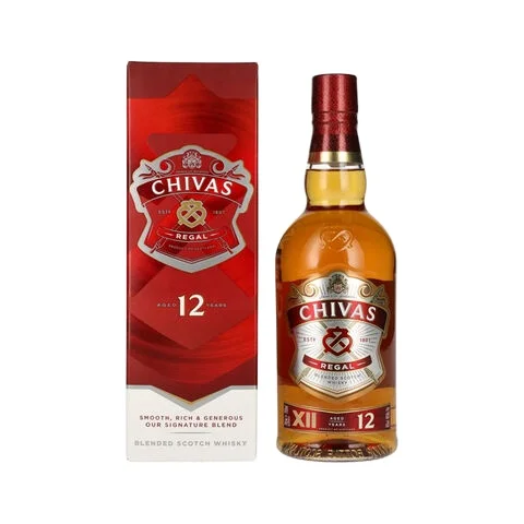 Trio CHIVAS REGAL 12, XV et 18 ans Whisky Ecossais - 40%, 3x70cl