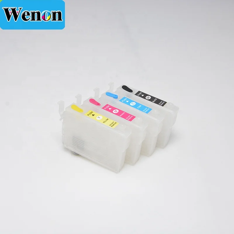 Refillable ink cartridge 4 Color Cartridges For Epson XP-235 XP-245 XP-247 Wholesale refill ink cartridge