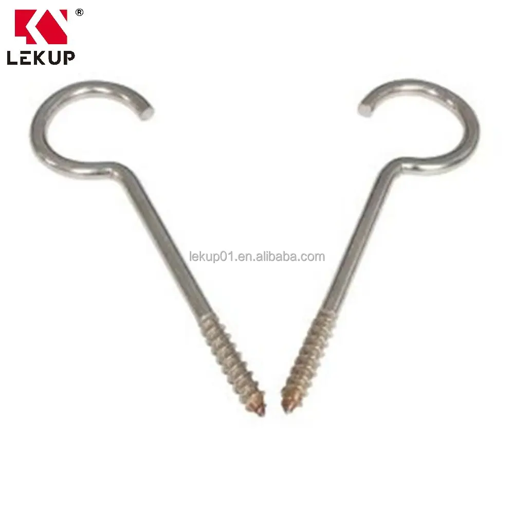 Factory Hanger Ceiling Railing Rigging Eye Bolts Screw Hooks Wall Decorative Hanging Screw J Hook Bolts Price