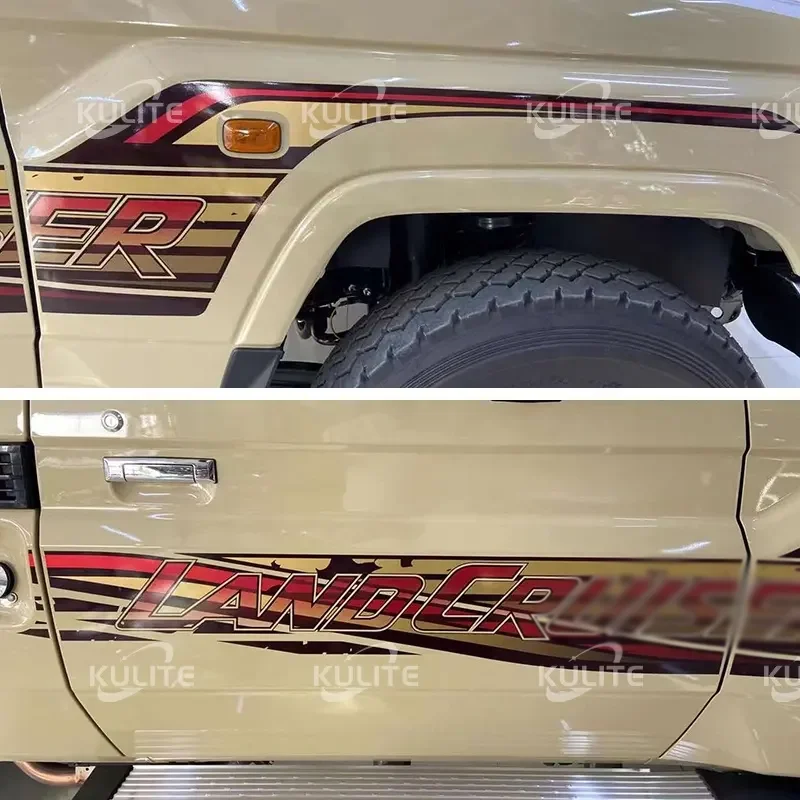 2022 Newest Model Car styling lc 79 lc76 for Land Cruiser Pickup Sticker Car Doors Vehicle Body Stripe
