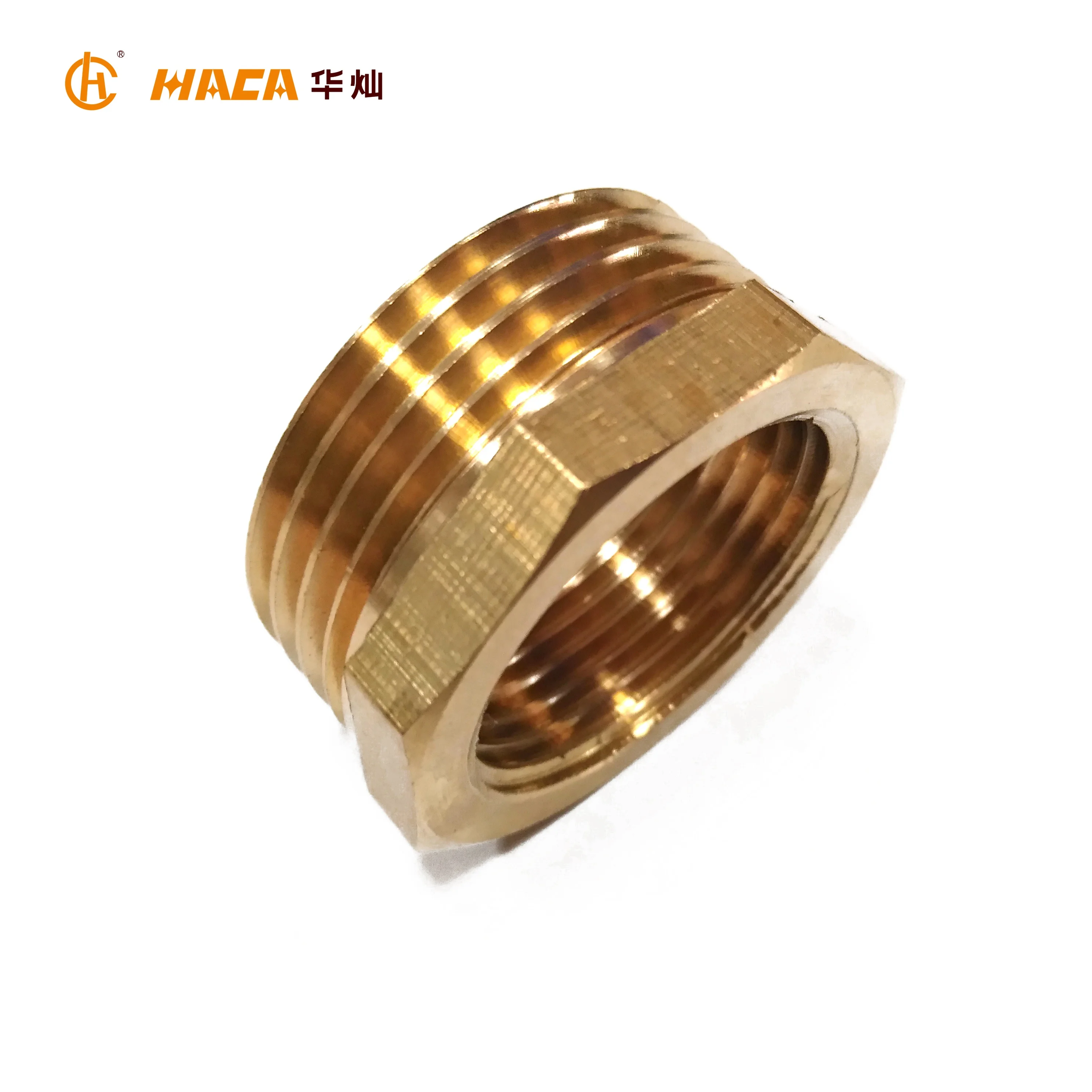 Professional Manufacturer 1/2 3/4 inch Hexagon Brass Reducer Bushing for Pipe Conversion