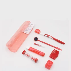 8pcs dental kit Interdental Tooth Brush floss orthodontic kit Orthodontics Toothbrush Kit