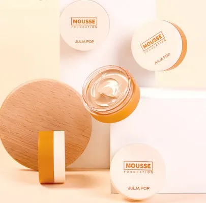 JULIAPOP bread mousse foundation cream BB cream caramel liquid foundation long lasting makeup oil control concealer 4 colors
