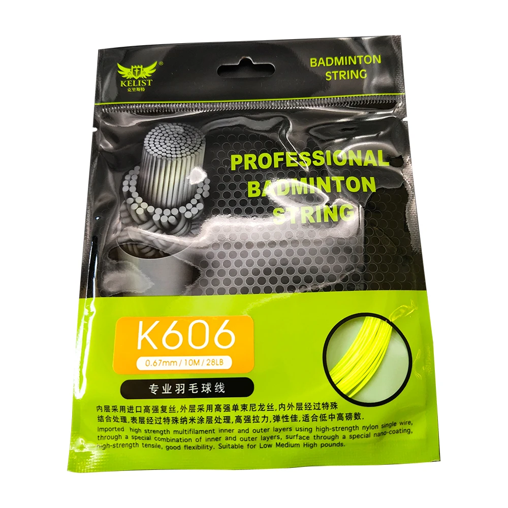 High quality badminton string 10m Multi Color Badminton String Line with Cheap Price