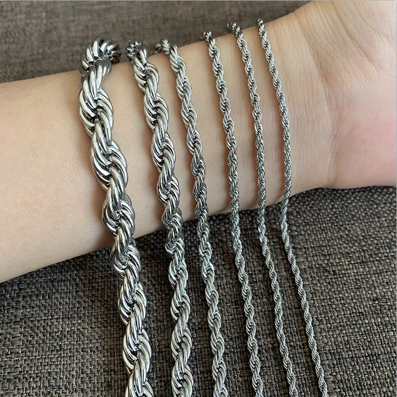 Fine Jewelry Custom Gold Cuban Link Chain Necklaces for Women Men 925 Sterling Silver Chain