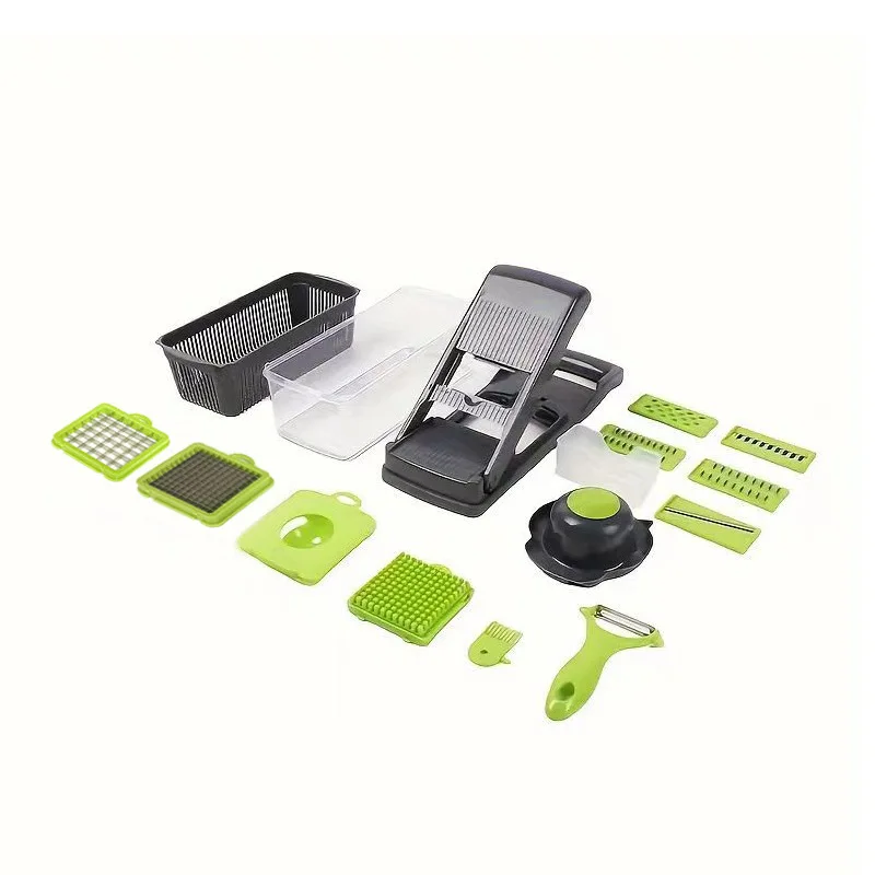 Multi-Functional Kitchen Vegetable Cutter Cross-Border Popular Multi-Purpose Fruit Vegetable Tool Potato Cucumber Slicing