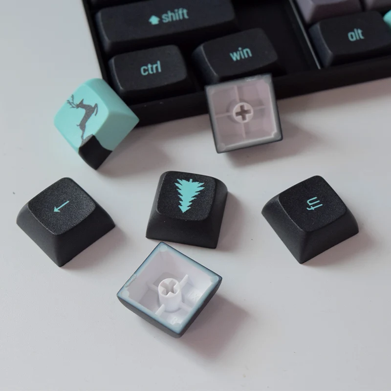 AFLION заказной Печатный Pbt Keycap Oem/Оригинал/Xda сублимационный 104 односторонний и 5-сторонний для