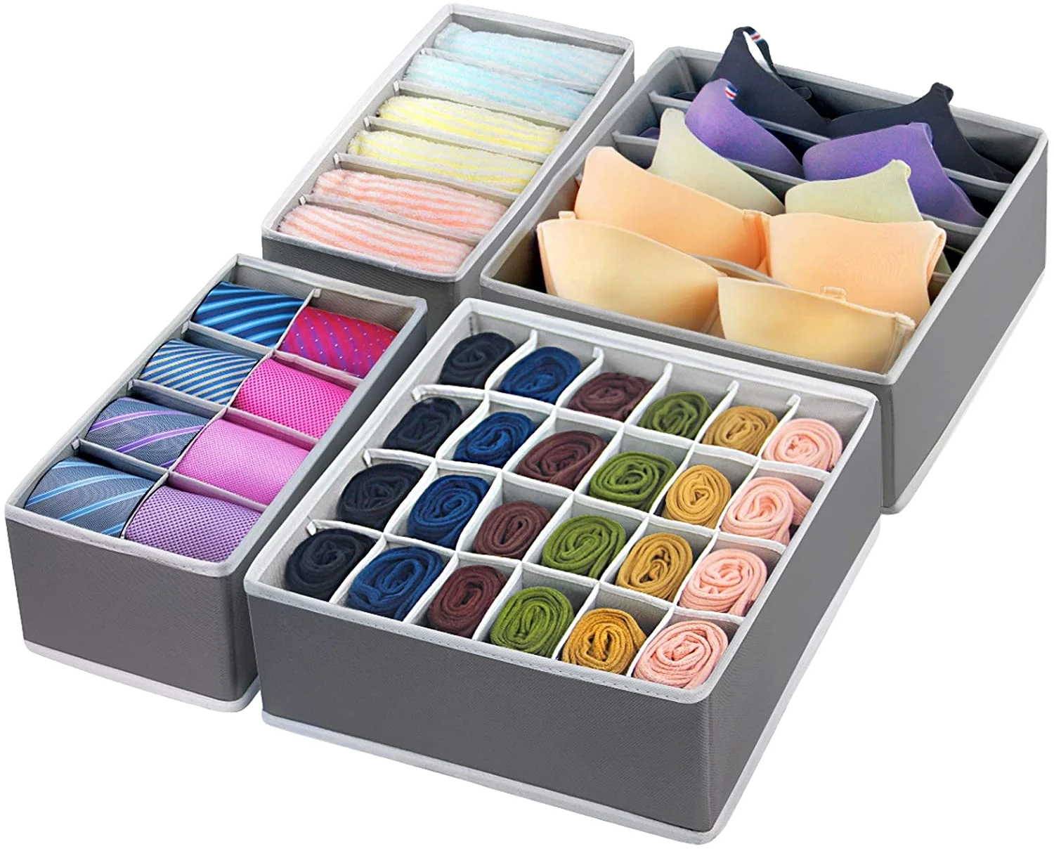 Household Wardrobe Clothes Storage Closet Underwear Organizer Foldable Drawer Organizer Box for Clothes