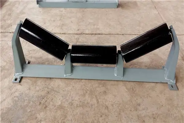 Waterproof Heavy Duty Mining Belt Steel Drive Carrier Conveyor Roller With Frame