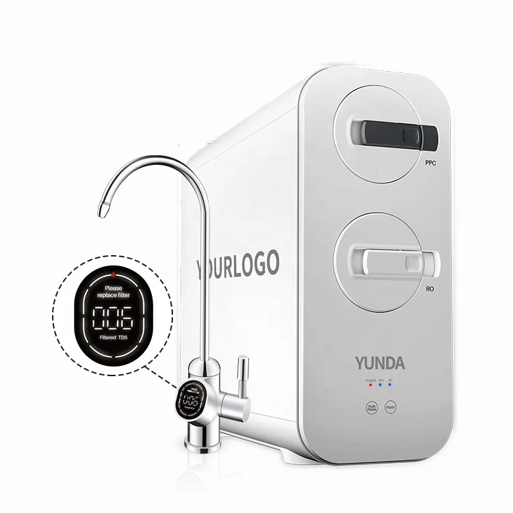 1.5Л/мин Быстрый Поток 600GPD безрезервуарный NSF Сертифицированный фильтр с активированным углем 10-дюймовый картридж для фильтра воды для системы Ro