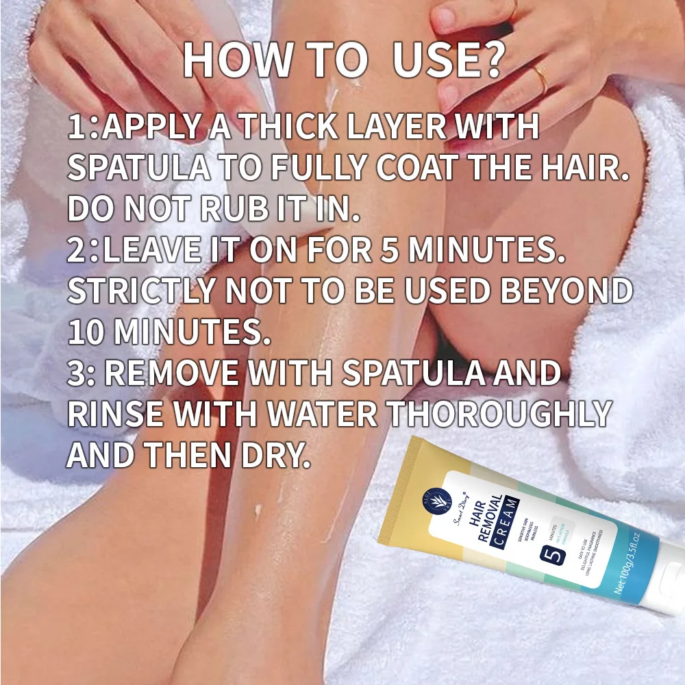 Silk Smooth Skin and Hair Removal Cream Gently Cleanses the Whole Body Universal Underarm Hair Removal Wholesale