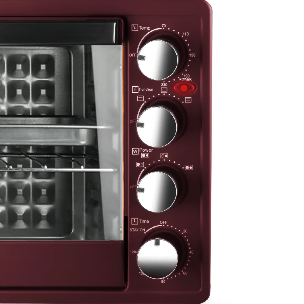 Multifunction Electric 2 in 1 30L Large Toaster Oven Bakery Countertop Ovens With Hot Plate