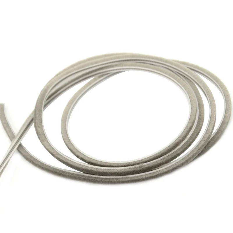 Недорогая щетка для снятия погоды, уплотнительная полоса, алюминиевая дверь, Шерстяной Ворс